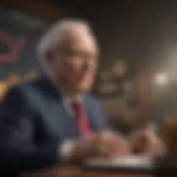 Warren Buffett analyzing stock market trends