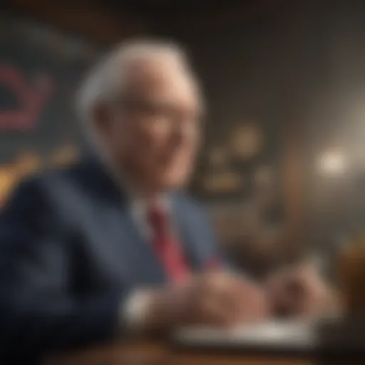 Warren Buffett analyzing stock market trends