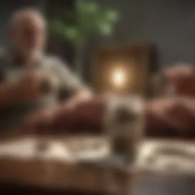 Visual representation of retirement planning strategies