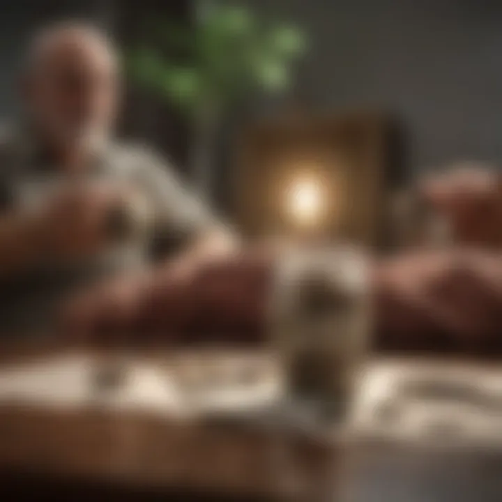 Visual representation of retirement planning strategies
