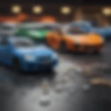 Key Factors Influencing Automobile Prices Visual representation of key factors affecting automobile prices such as demand and production costs.