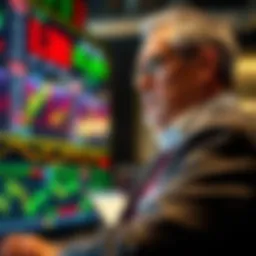 Profile of a legendary investor analyzing stock trends