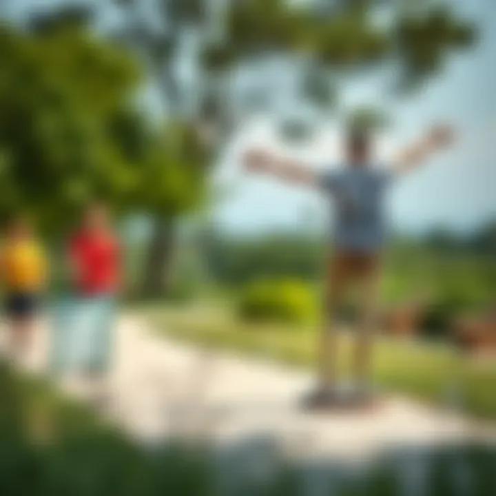 Life Balance and Financial Freedom A serene outdoor setting symbolizing life balance and financial freedom