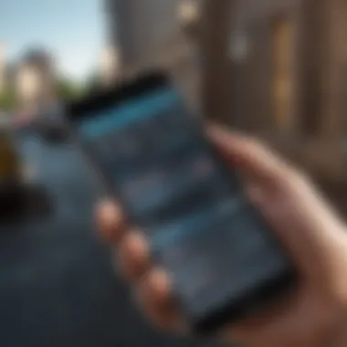 Potential Risks of Using Mobile Finance Apps An infographic illustrating potential risks associated with mobile finance applications
