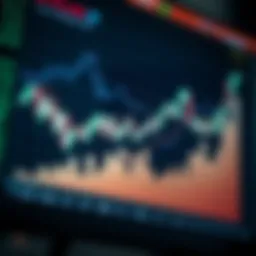 Graph depicting stock market trends for long-term growth