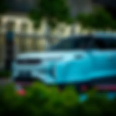Innovative Electric Vehicle by BYD Electric vehicle showcasing BYD's innovative technology