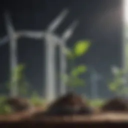 Visual representation of clean energy investment growth