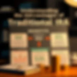 An infographic illustrating Traditional IRA benefits