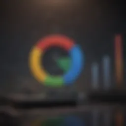 Graph showcasing Google's financial performance over the years
