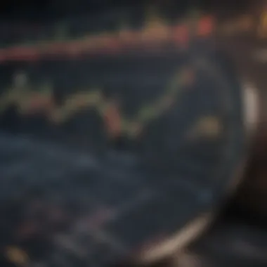 Understanding Market Trends An intricate chart depicting stock market trends