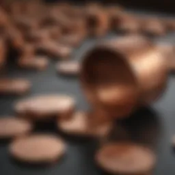 Visual representation of copper's role in the financial market