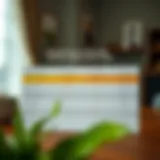 Illustration of a savings account comparison chart