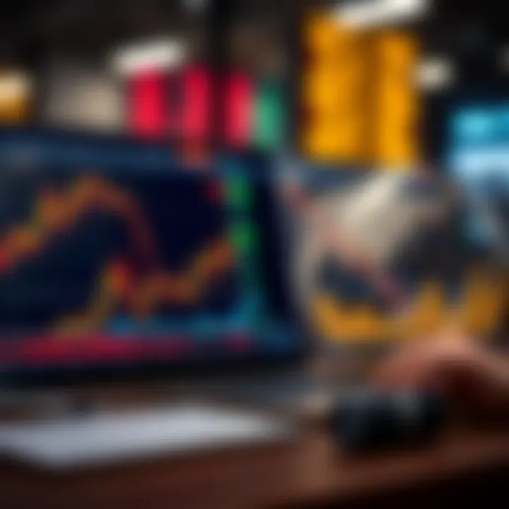 Charts showcasing investment strategies and decision making