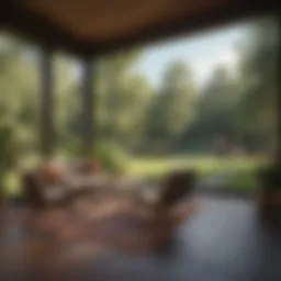 A serene retirement setting showcasing a peaceful environment