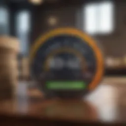 Representation of credit score metrics