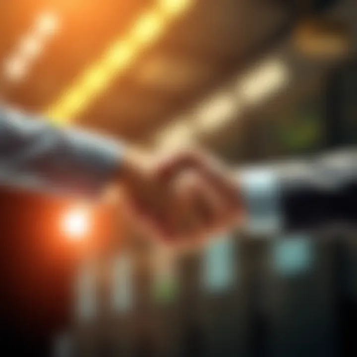 Strategic Partnerships in Biotechnology Strategic partnership handshake depicting collaboration