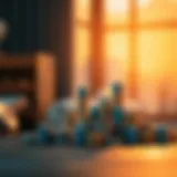 Visual representation of diversified asset allocation