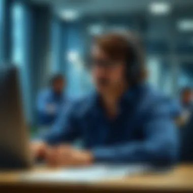 Customer support in brokerage services