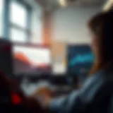 An overview of Adobe and Autodesk software interfaces showcasing their distinct functionalities.