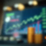 Graph showing stock trends of low-priced shares