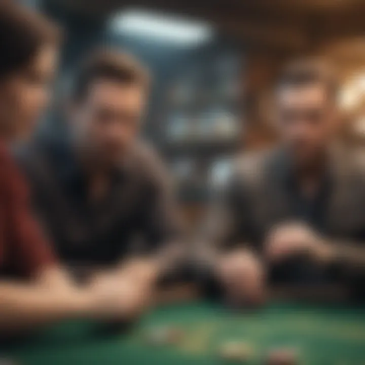 Illustration of key players in the online gambling market