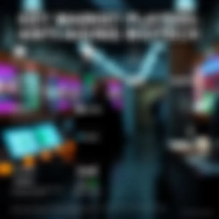 An infographic highlighting major players in the anti-aging biotech market.