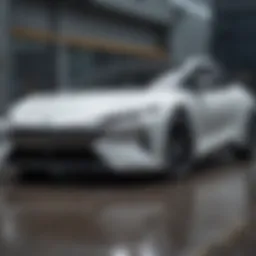 A sleek hybrid vehicle showcasing modern design and efficiency.