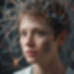 An illustration depicting the complexity of rare syndromes with interconnected neural networks.