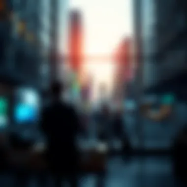 Visual representation of external factors affecting sales trends