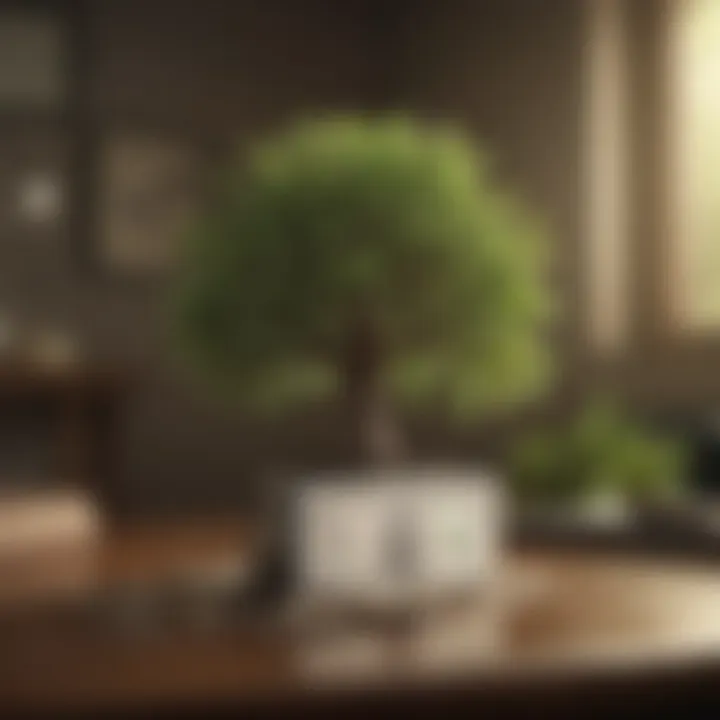 A flourishing tree symbolizing financial health