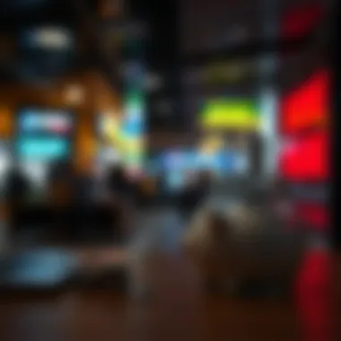 Illustration forecasting future trends in savings interest rates