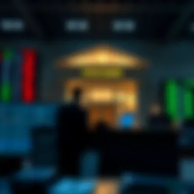 Visual representation of security features in banking for stock trading