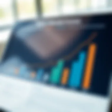 Chart comparing sales projections across different industries