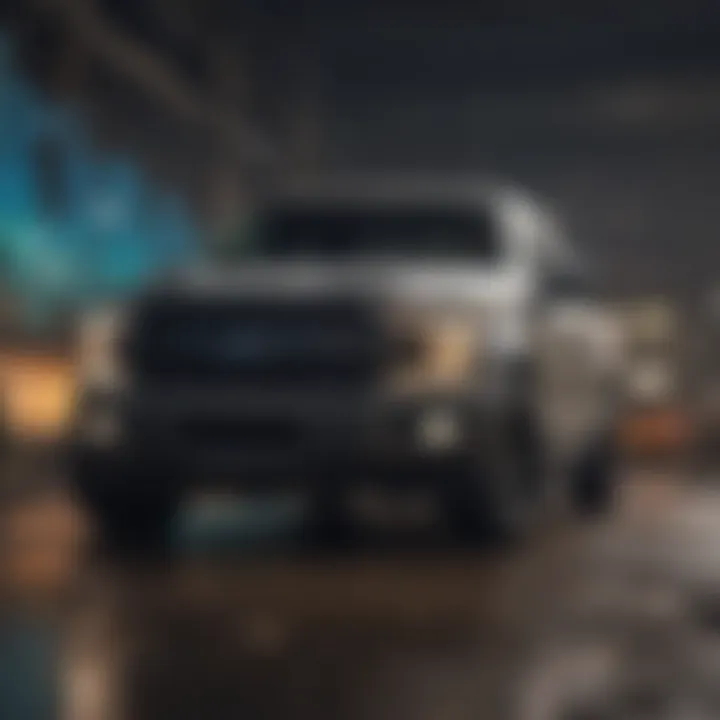 A graph showcasing Ford's stock performance over the past decade