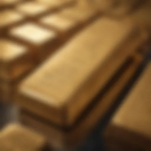 A stunning gold bar reflecting its value and investment potential