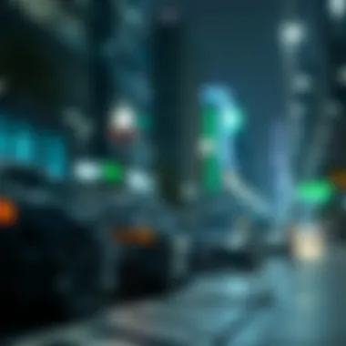 Market overview graphic of the electric vehicle sector