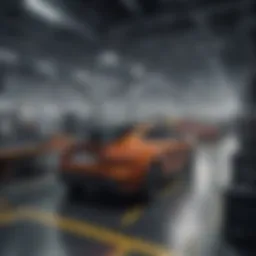 Overview of electric car battery manufacturing facility