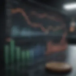 Graph depicting market volatility