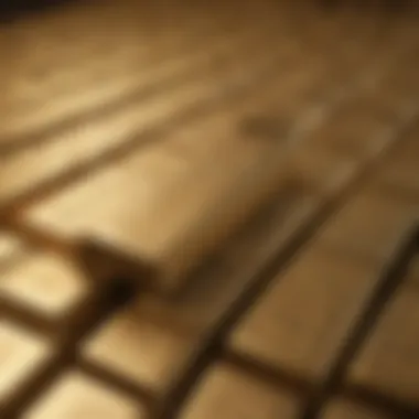 Close-up of gold bars stacked in a vault