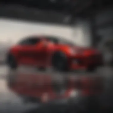Features of Tesla Models Tesla model showcasing features available for lease and purchase