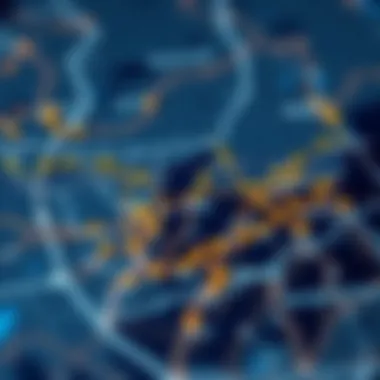Geographical Influence of Midstream Operations Map showcasing key geographical locations of midstream operations