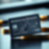 Luxury credit card design with elegant features