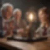 Conceptual illustration of asset allocation across different age groups