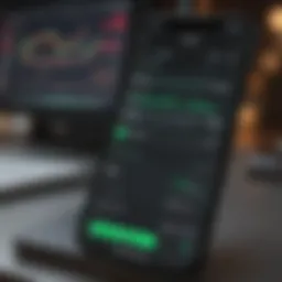 User interface of Cash App showcasing stock trading features