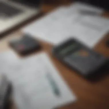 Strategic Budgeting Techniques A budgeting plan laid out on a desk with a calculator and notepad