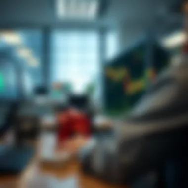 Graphic illustrating trading techniques