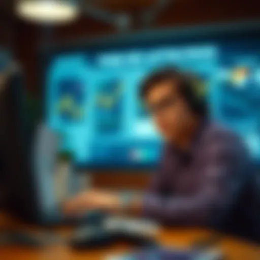 Visual representation of push marketing techniques