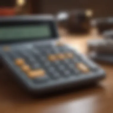 Calculator for Refinancing Benefits A calculator showing potential savings from refinancing