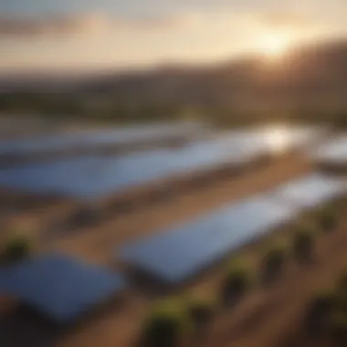 The Future of Renewable Energy Solar energy farm showcasing renewable investments