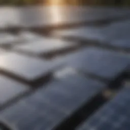 Solar panel installation showcasing various financing options.